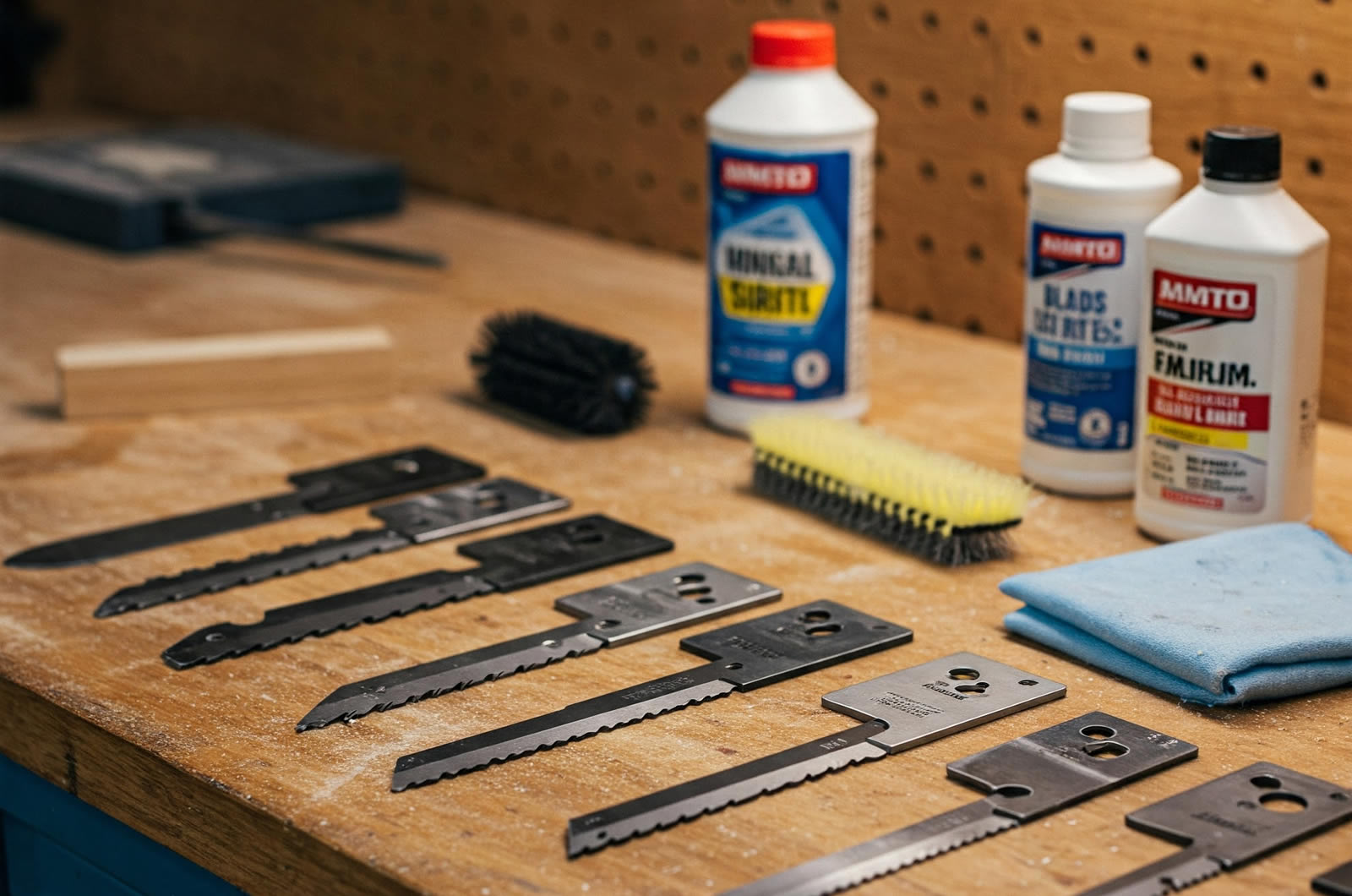 Blades by tool: table saw, miter saw, track saw, bandsaw