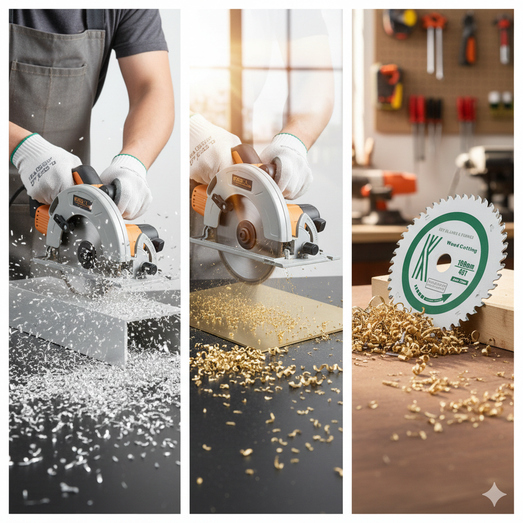 How to Cut Aluminium, Brass & Non-Ferrous Metals Using Circular Saw Blades