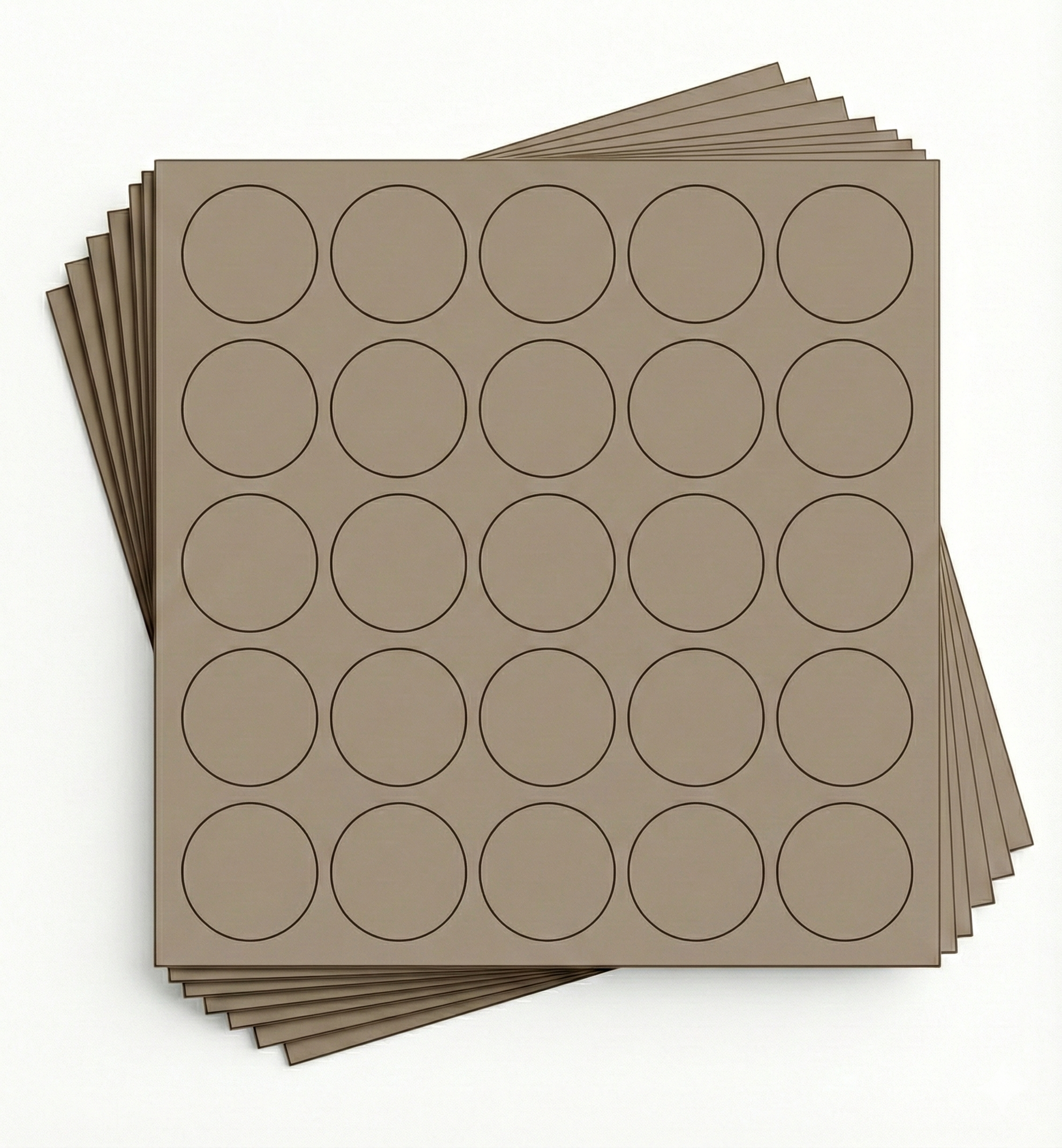 KwikCaps Self Adhesive Screw Cover Caps - Stone Grey (097) U727 ST9