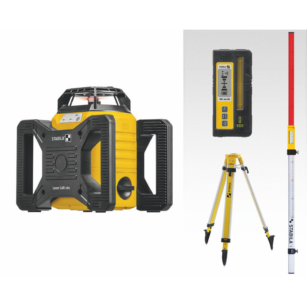 Stabila LAR 160 rotation laser, 7-piece set