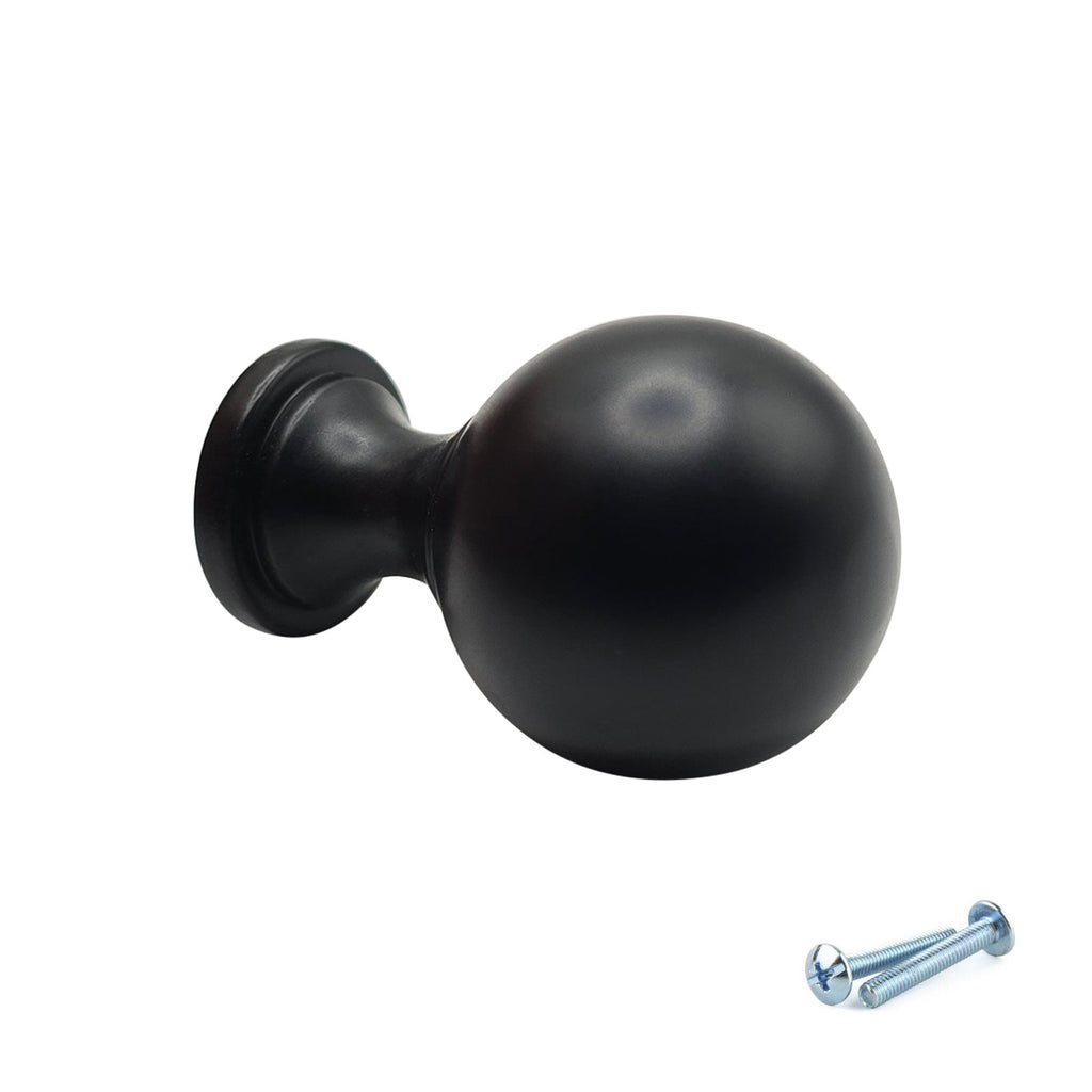 M4TEC Knob Handle Black Doors or Cupboards VG9 Series