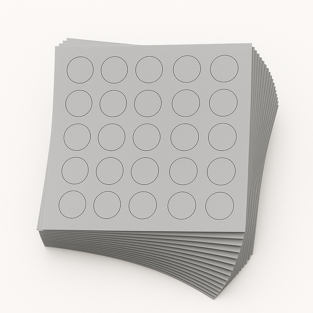 KwikCaps Self Adhesive Screw Cover Caps - Silver Grey (301) U765 ST7