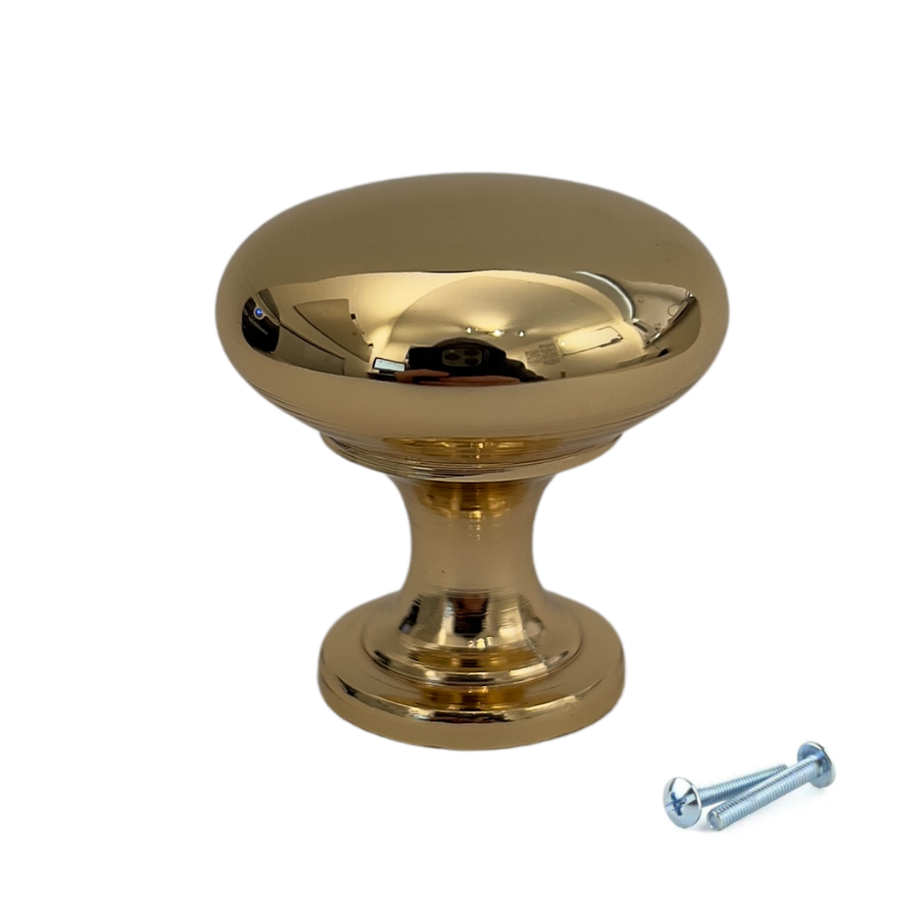 M4TEC Knob Handle Karat Gold Doors, Drawers or Cupboards VH4 Series