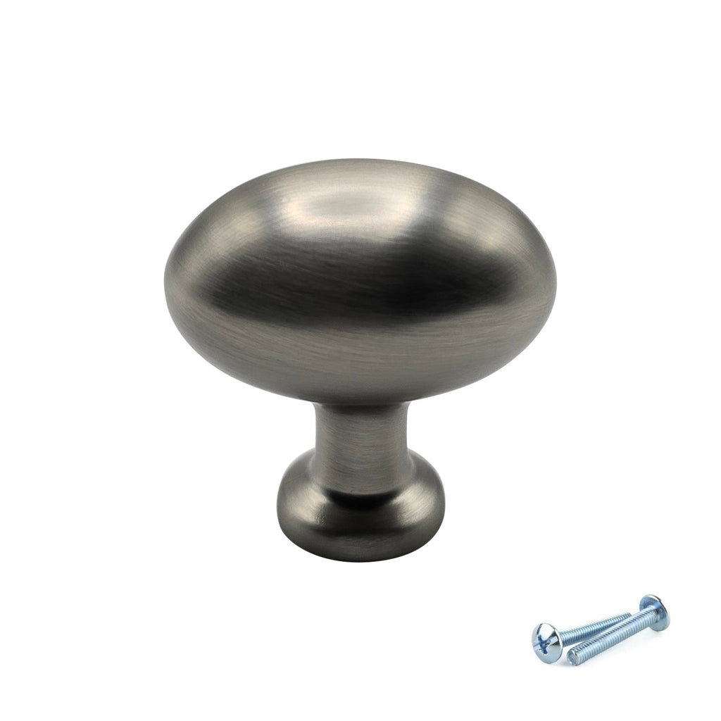 M4TEC Knob Handle Brushed Nickel Doors or Cupboards VG8 Series