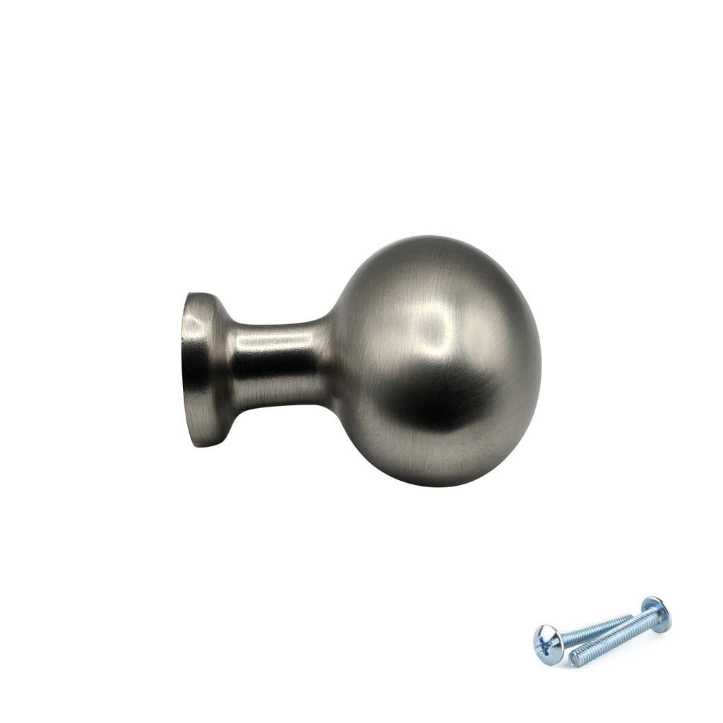 M4TEC Knob Handle Brushed Nickel Doors or Cupboards VG8 Series
