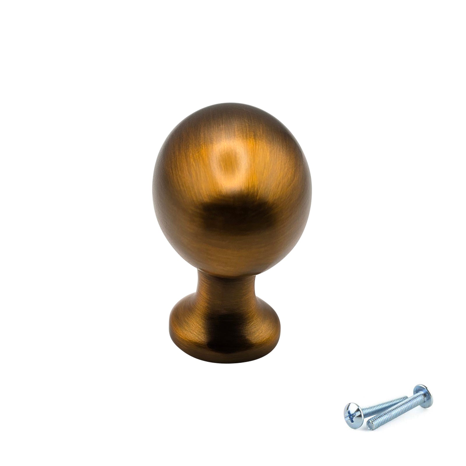 M4TEC Knob Handle Aged Brass Doors or Cupboards VG8 Series