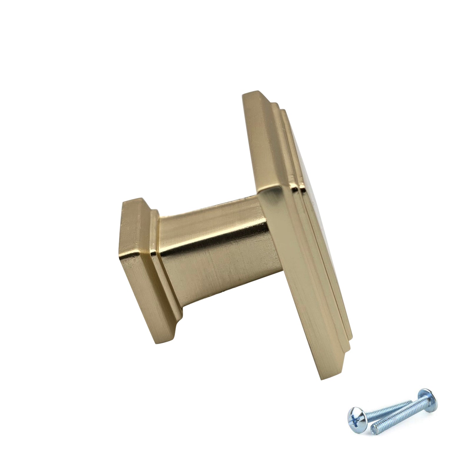 M4TEC Knob Handle Brushed Brass Doors or Cupboards VH9 Series