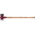 Halder Simplex soft-face sledge hammer, cast iron housing - Rubber composition / Superplastic