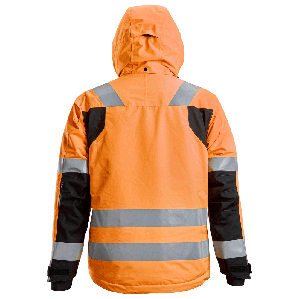 Snickers 1132 AllroundWork, Hi-Vis Class 3 Waterproof Insulated Jacket Various Colours
