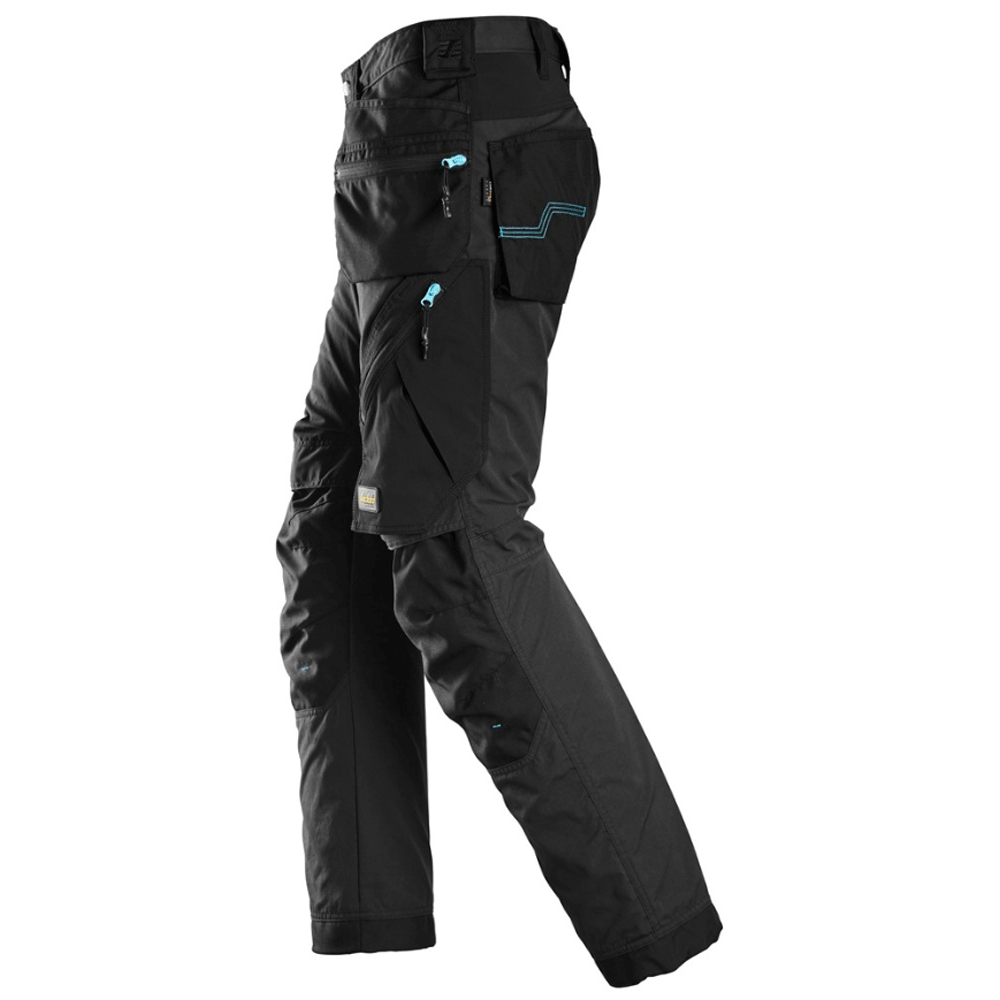Snickers 6210 LiteWork, 37.5® Holster Pocket Work Trousers Black / 150 (35" Waist, 35" Leg)