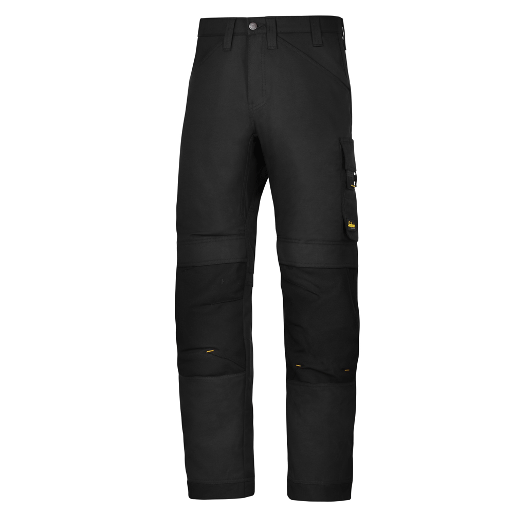 Snickers 6301 AllroundWork, Work Trousers Black 30" Waist - 30" Leg - Snickers Size 88