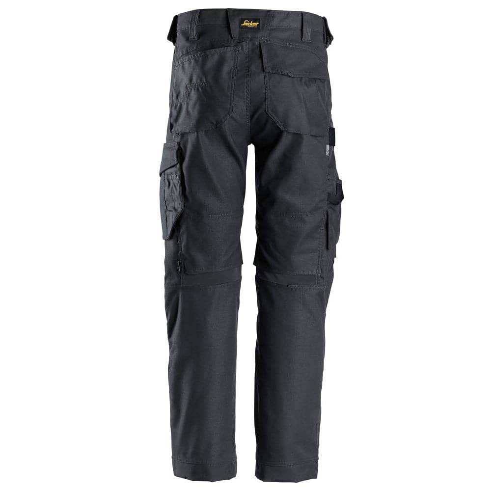 Snickers 6324  AllroundWork, Canvas+ Stretch Work Trousers+ Steel Grey, 30" Waist 32" Leg-Snickers 44