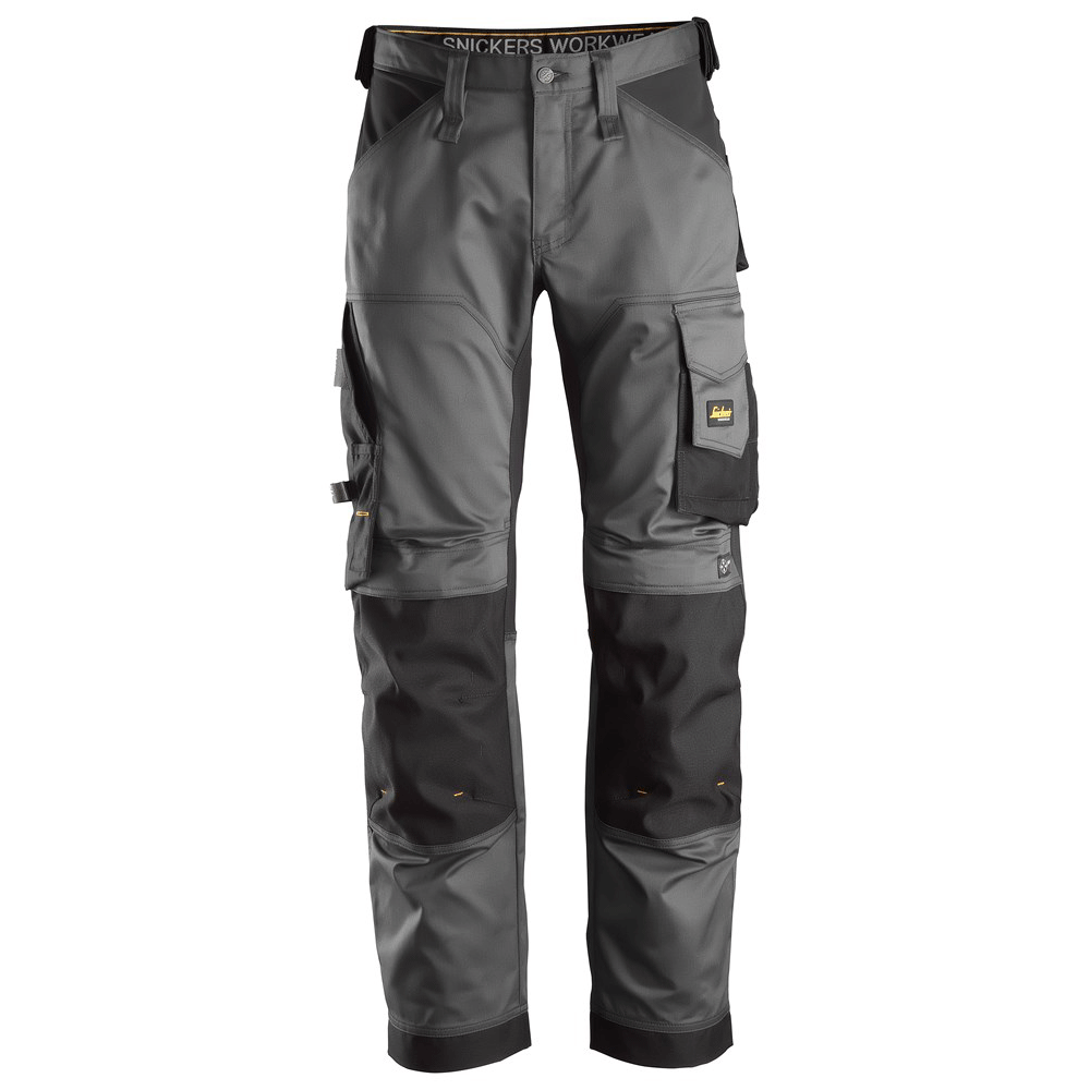 Snickers 6351 AllroundWork, Stretch Loose Fit Work Trousers Steel Grey 30" Waist, 30" Leg - Snickers Size 88