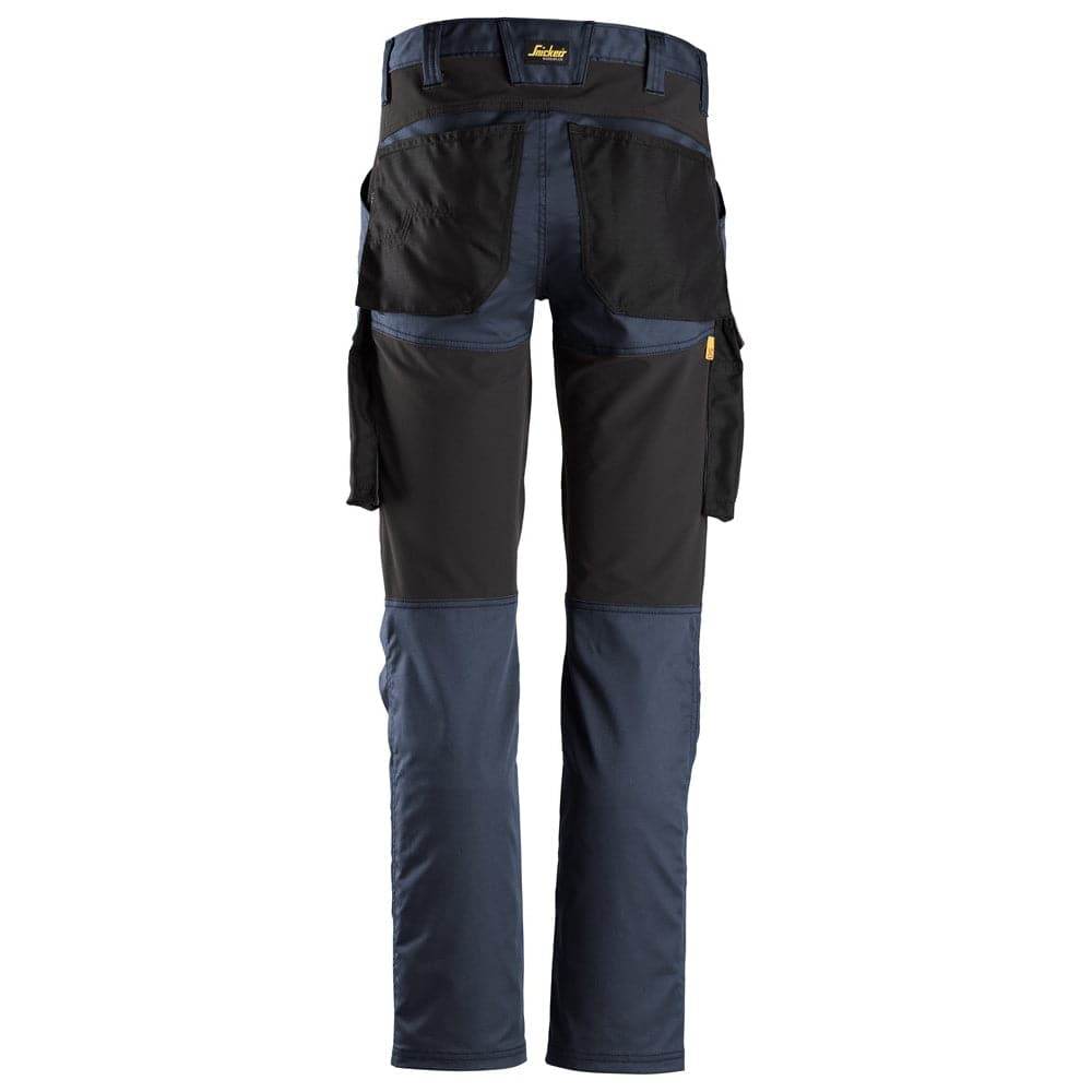Snickers 6803 AllroundWork, Stretch Trousers without Knee Pockets Navy, Waist 36" Leg 32"-Snickers 52