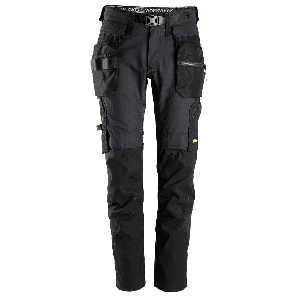 Snickers 6972  FlexiWork, Work Trousers+ Detachable Holster Pockets, Waist 30" Leg 32"-Snickers 44