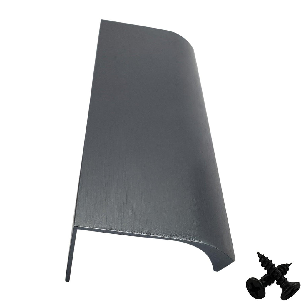 Anthracite Aluminium Cabinet Handle – Modern Cupboard, Drawer & Door Pull (Pack of 10)