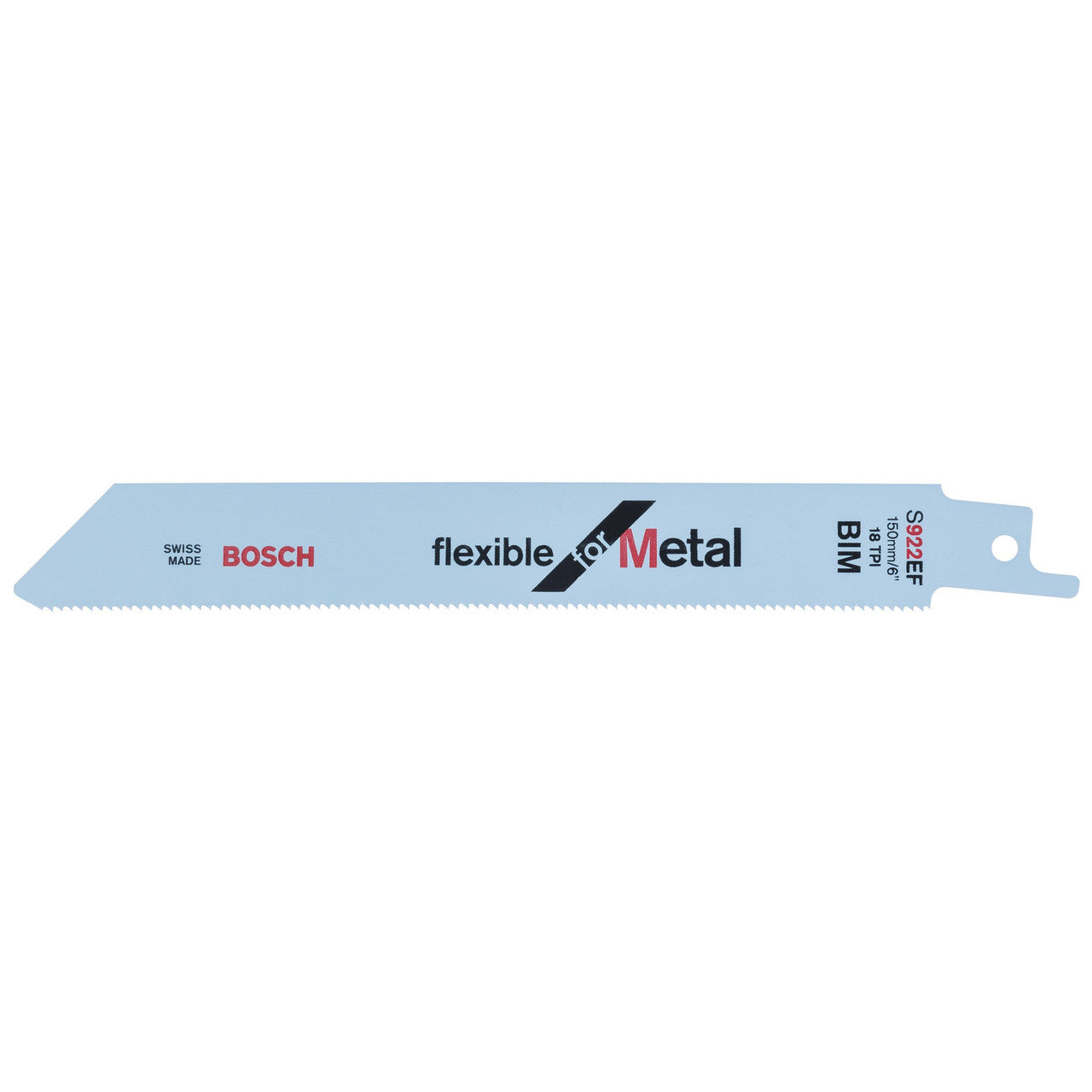 Bosch S922EF Flexible Reciprocating Saw Blade for Metal 150mm (Pack of 5)