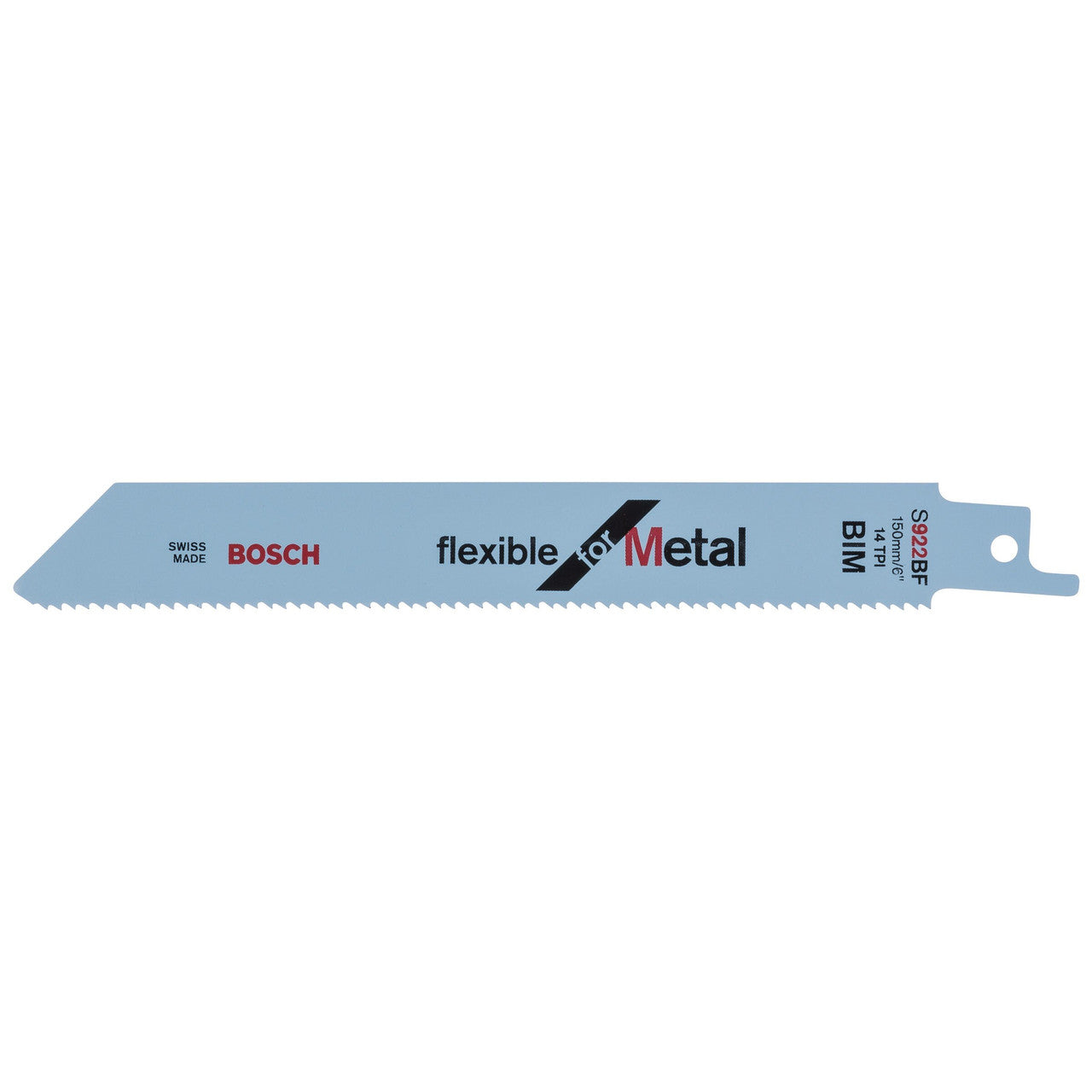 Bosch S922BF Flexible Reciprocating Saw Blade for Metal 150mm (Pack of 5)
