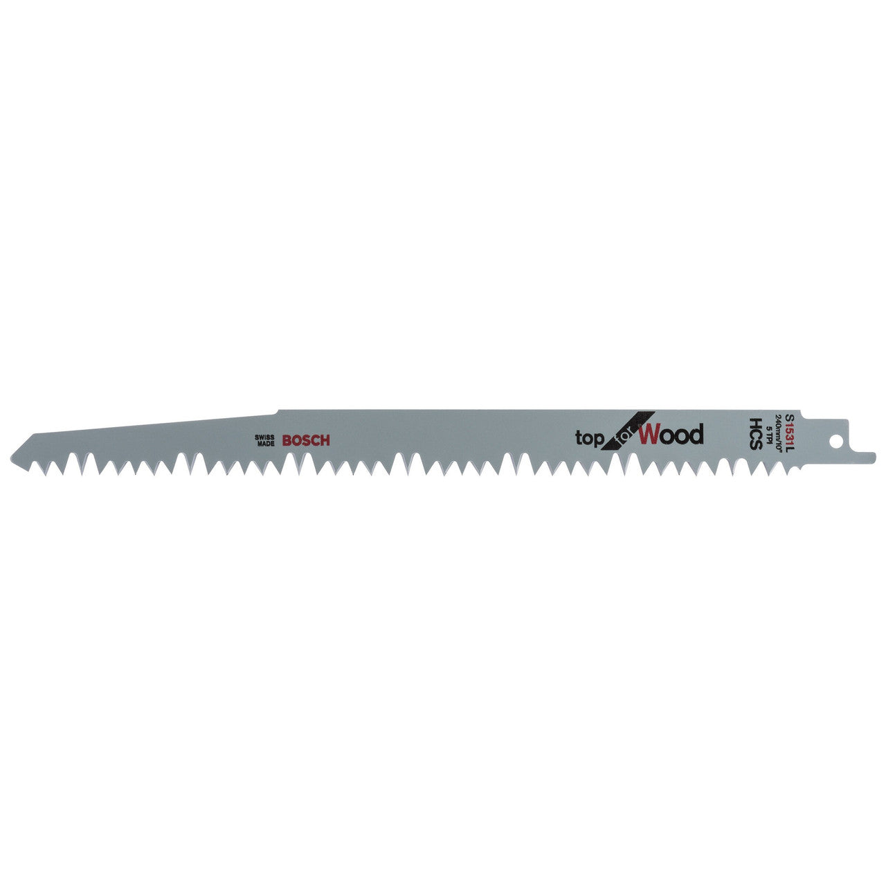 Bosch S1531L Top Reciprocating Saw Blade for Wood 240mm (Pack of 5)