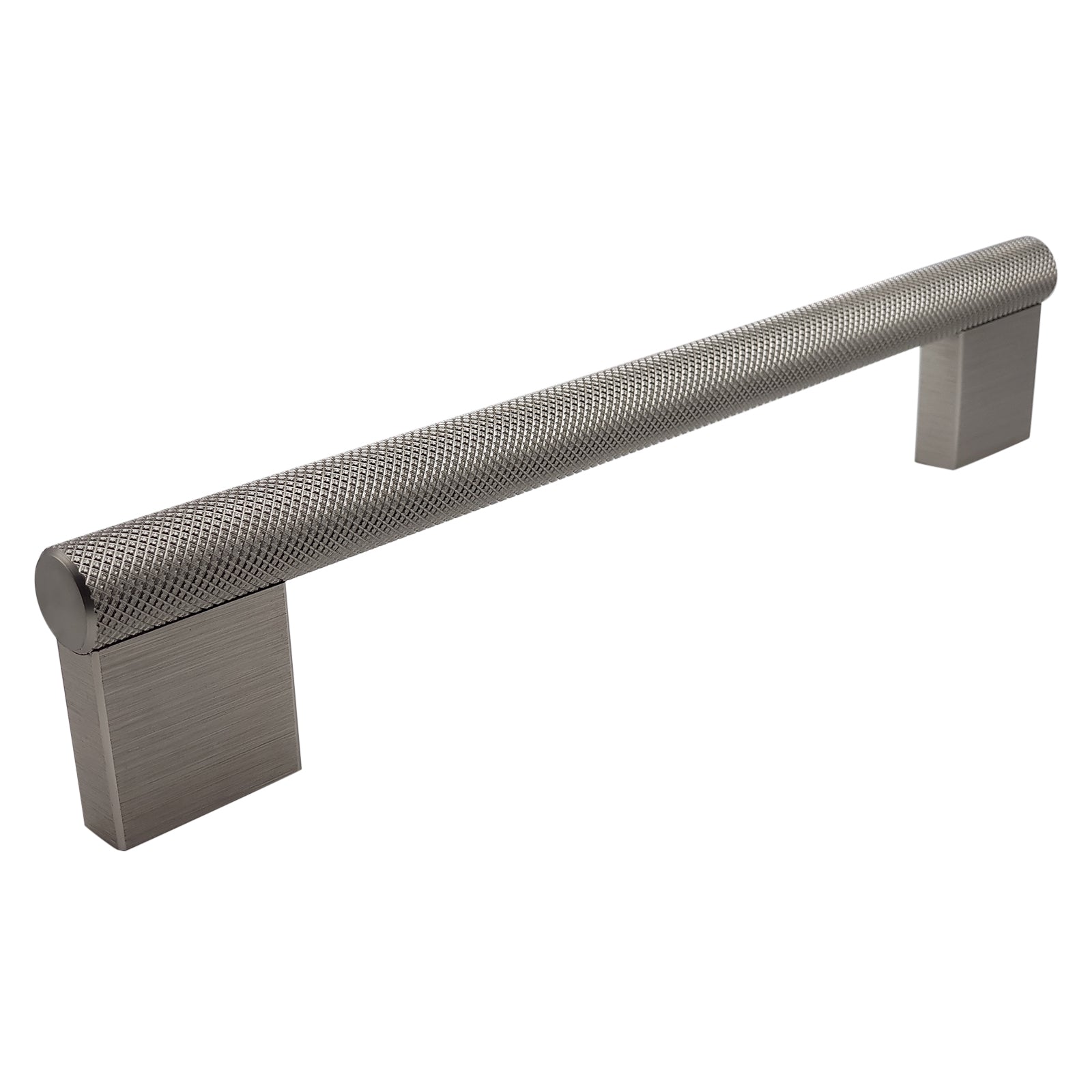 Broxburn Knurled Bar Handle Door, Drawer & Cupboard 192mm Stainless Steel Effect Cabinet Door Handles