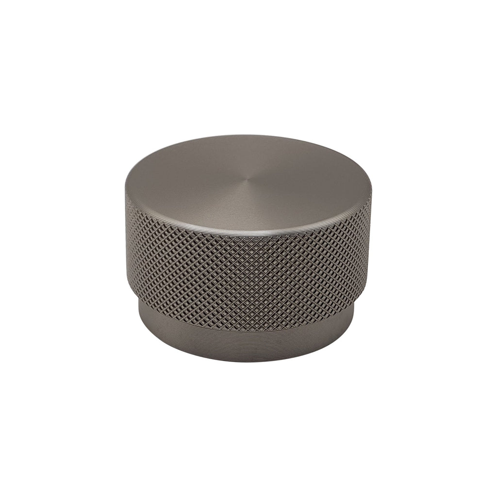 Broxburn Knurled Knob Handle Stainless Steel Effect Door, Drawer & Cupboard
