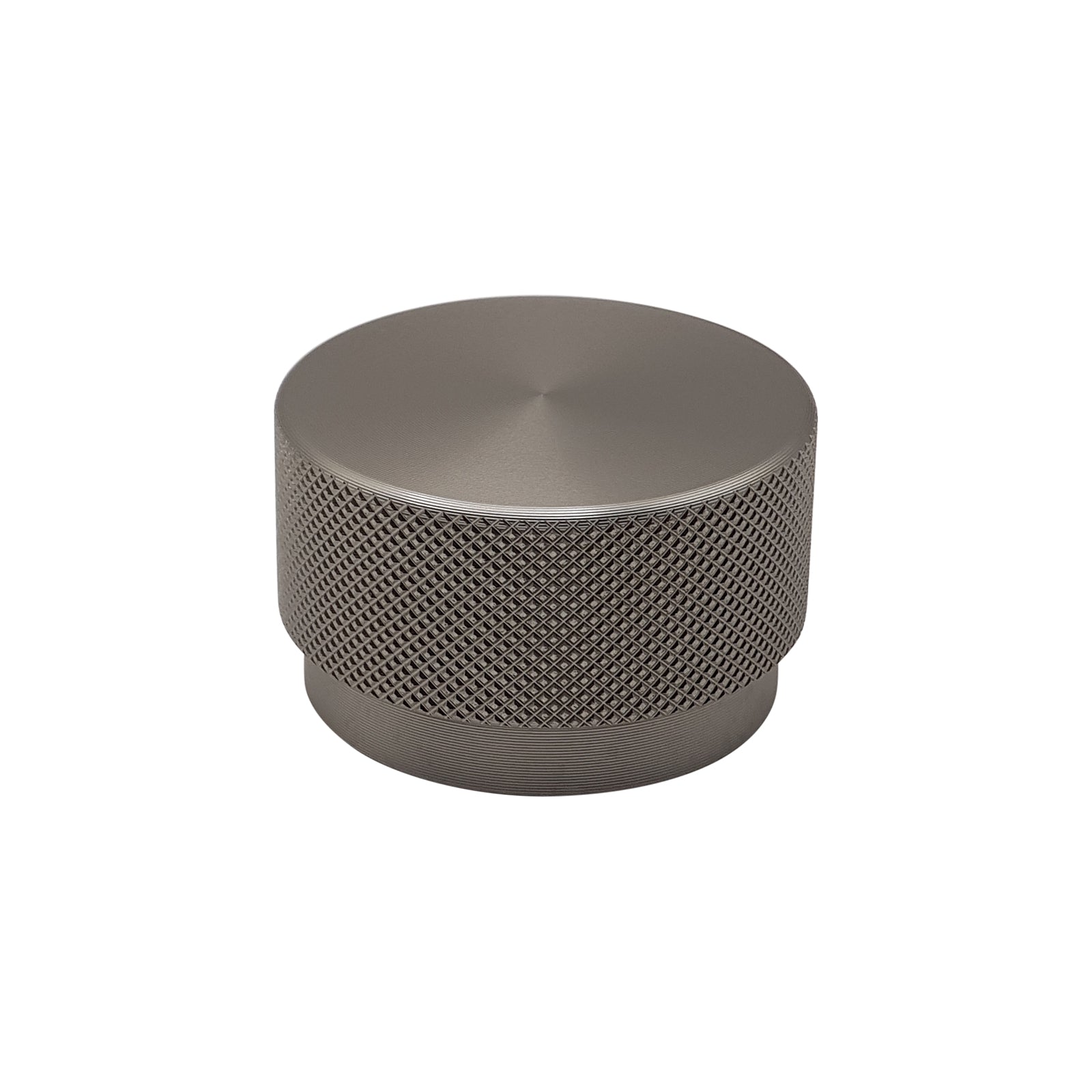 Broxburn Knurled Knob Handle Stainless Steel Effect Door, Drawer & Cupboard