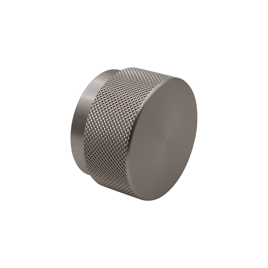 Broxburn Knurled Knob Handle Stainless Steel Effect Door, Drawer & Cupboard