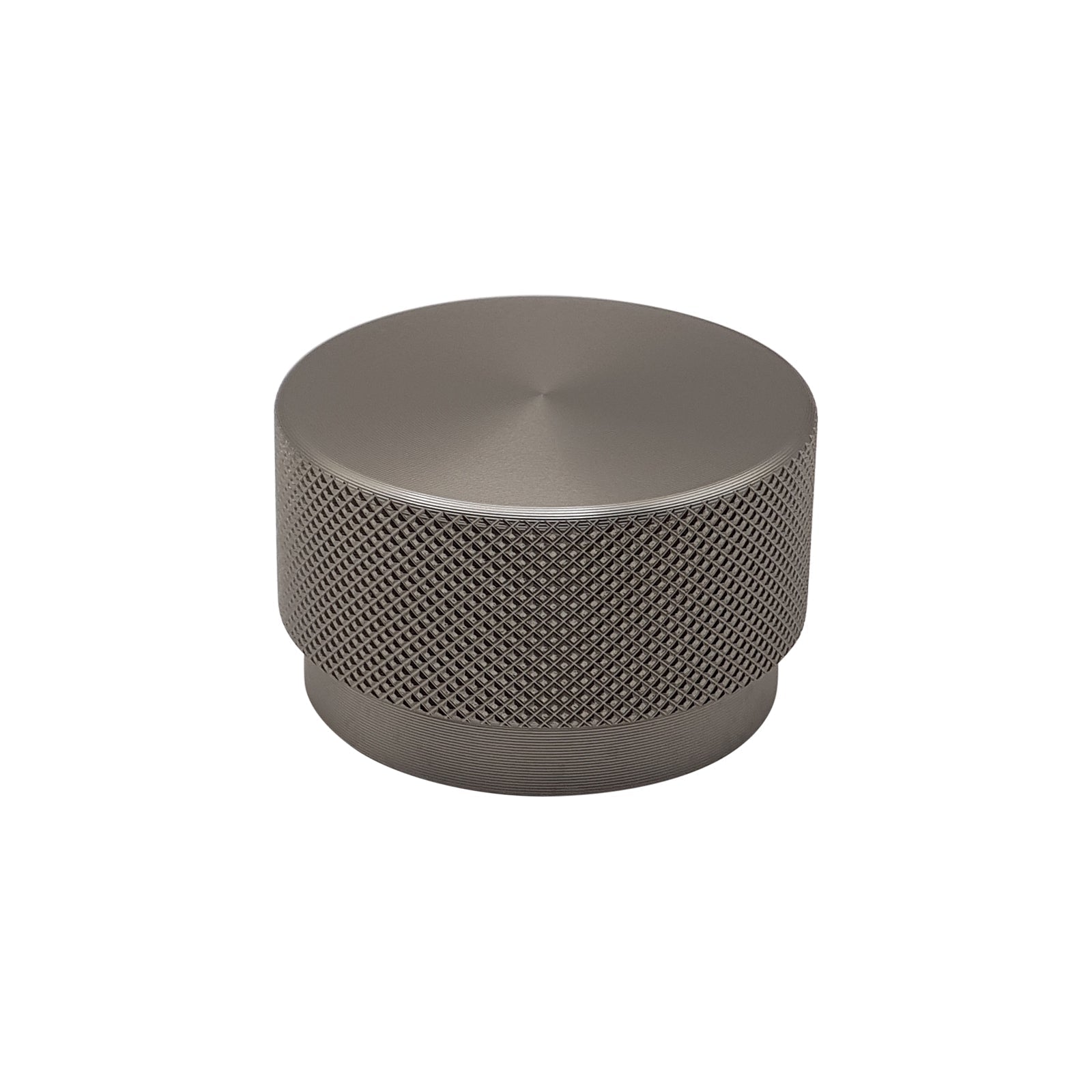 Broxburn Knurled Knob Handle – Stainless Steel Effect Cabinet, Drawer & Cupboard Pull