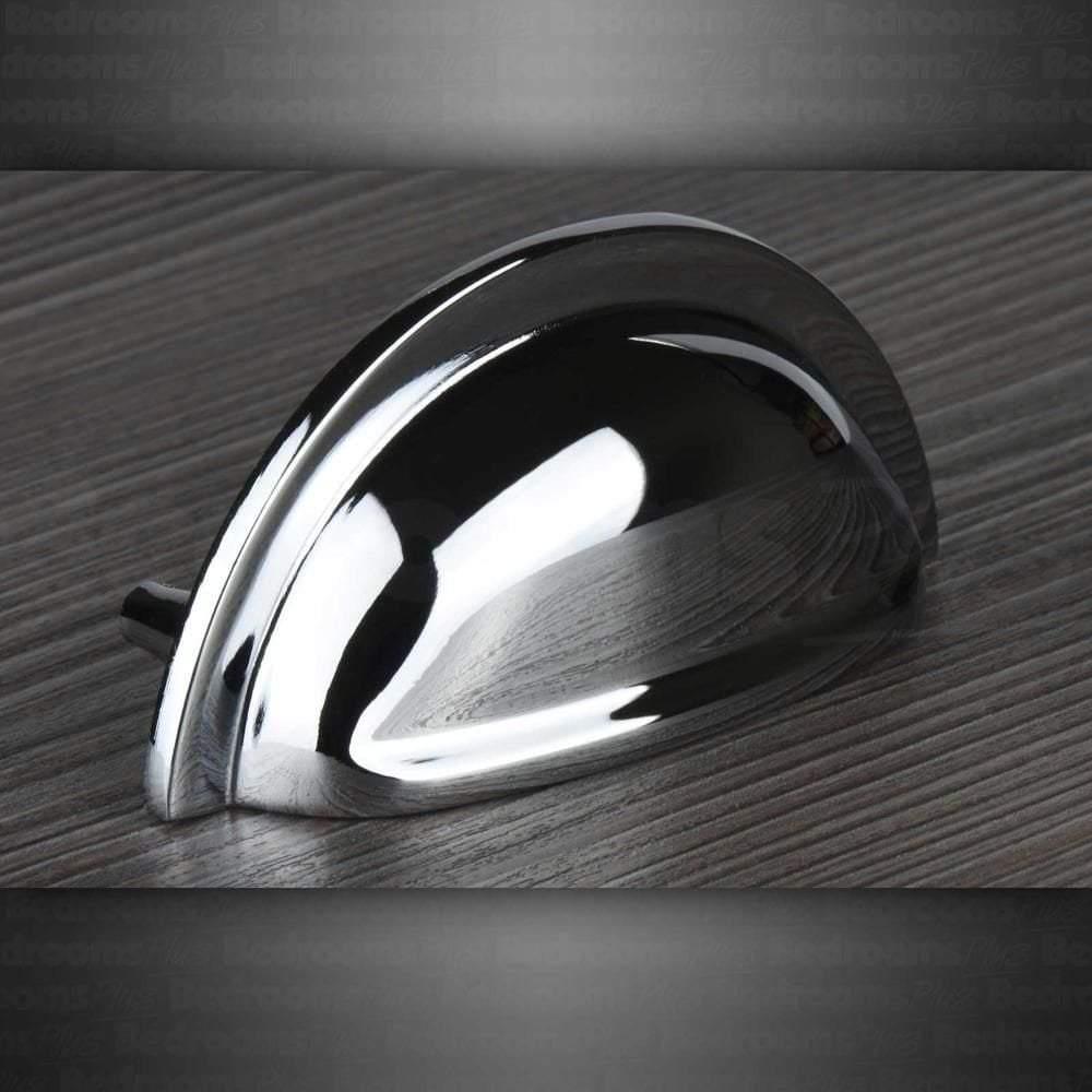 Chrome Drawer Cup Pull Handle M4TEC Cromarty D8