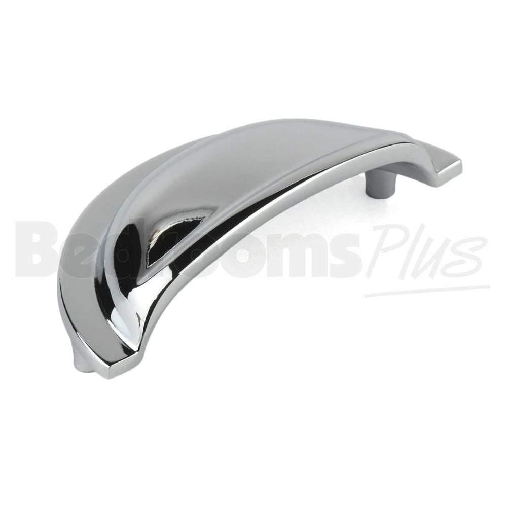 Chrome Drawer Cup Pull Handle M4TEC Cromarty D8