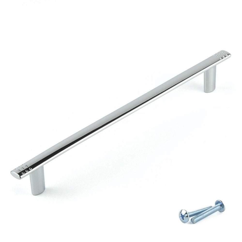 Chrome Slimline Cupboard Door Handle Carrbridge Door, Drawer & Cupboard M4TEC E4