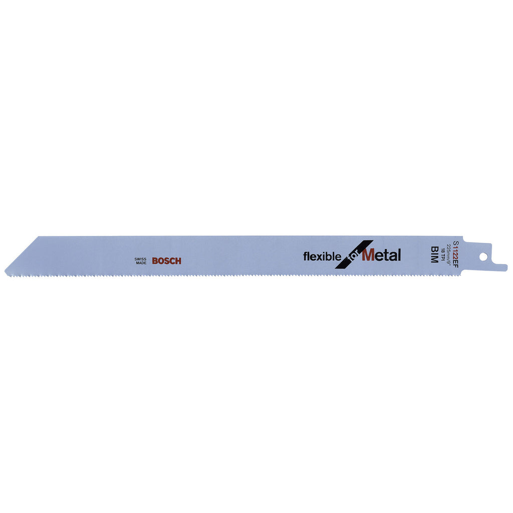 Bosch S1122EF Flexible Reciprocating Saw Blade for Metal 225mm (Pack of 5)