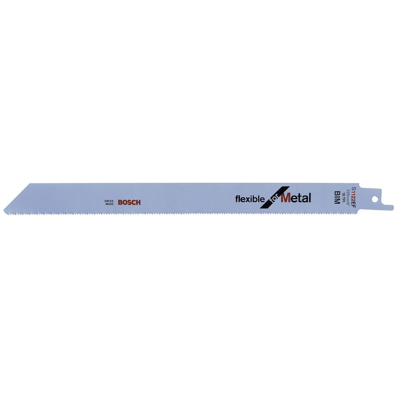 Bosch S1122EF Flexible Reciprocating Saw Blade for Metal 225mm (Pack of 5)