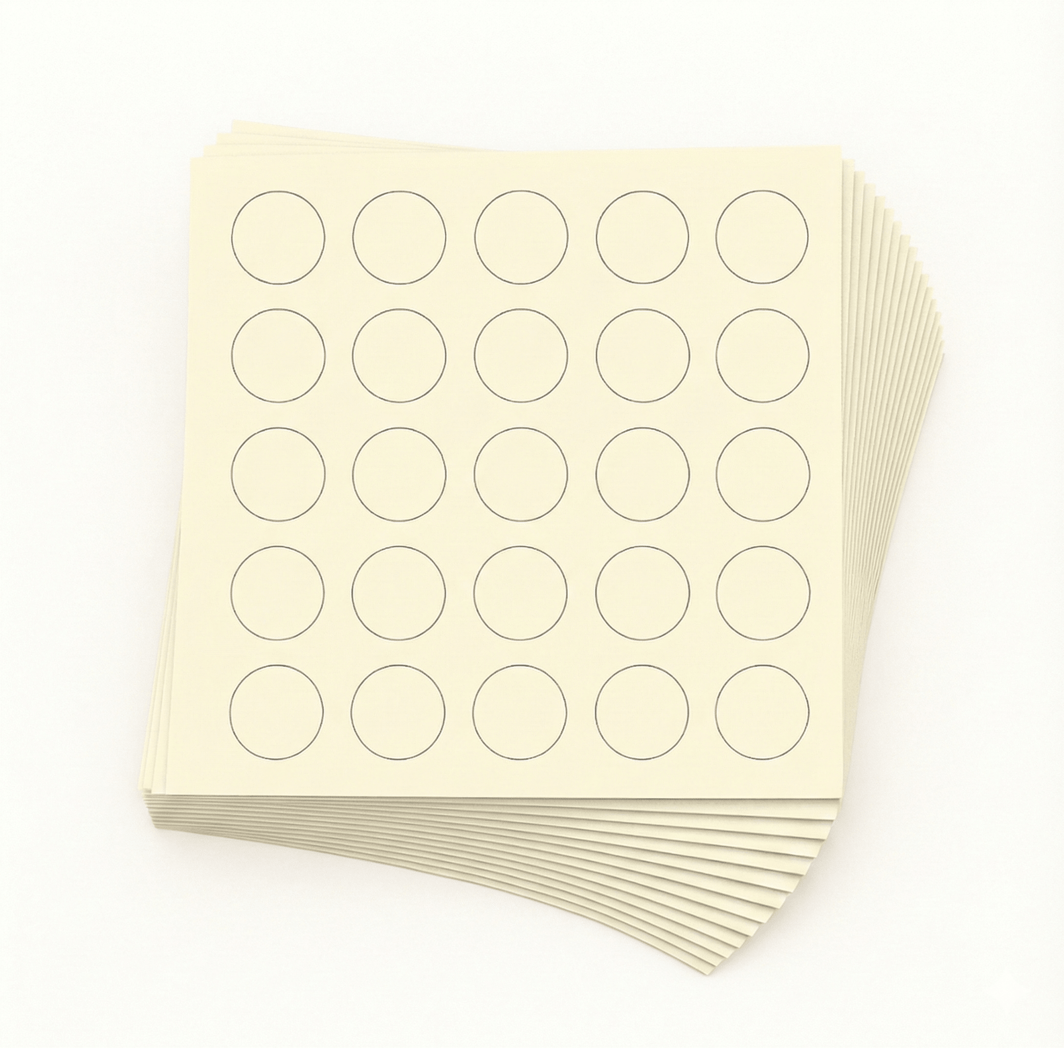 KwikCaps Self Adhesive Screw Cover Caps - Alabaster White (435) U104 ST9
