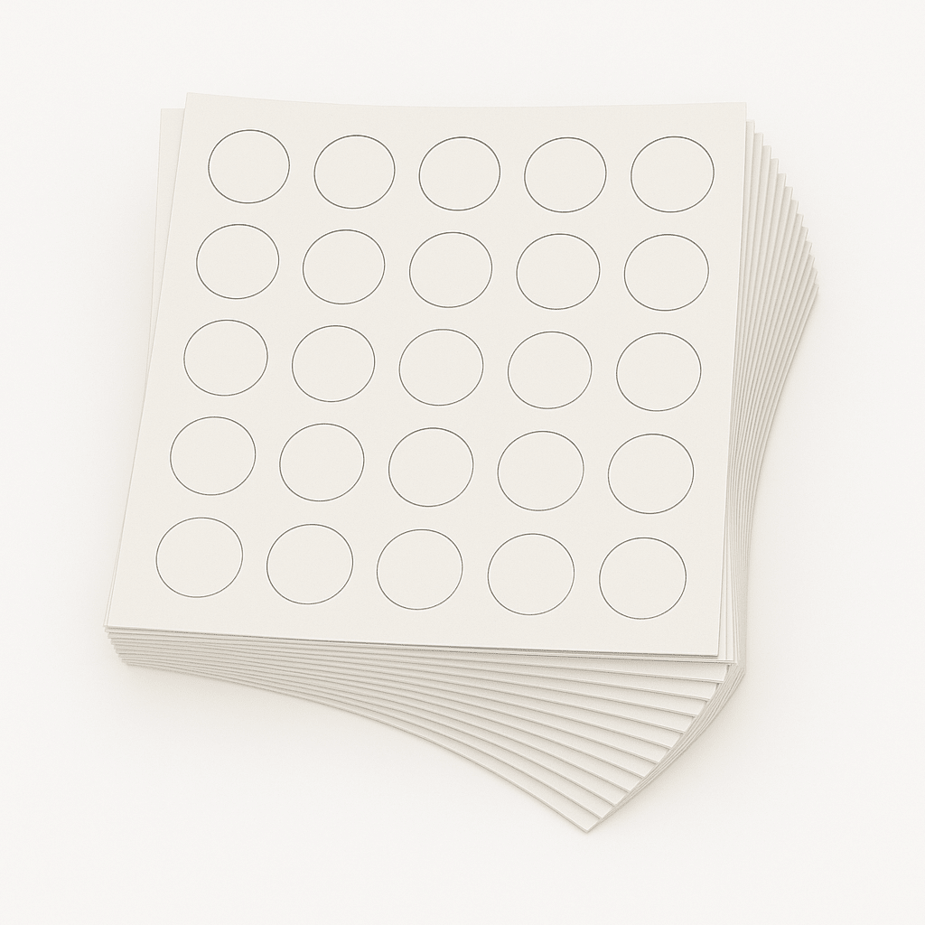 KwikCaps Self Adhesive Screw Cover Caps - Alpine White (318) W1100 ST9
