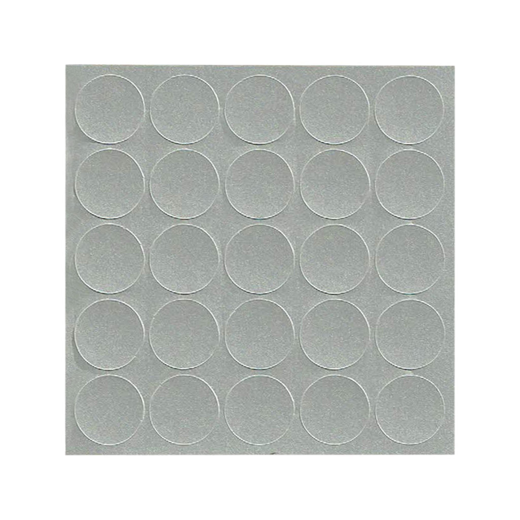 KwikCaps Self Adhesive Screw Cover Caps Aluminium F509 / Brushed Silvergrey F765 (978)