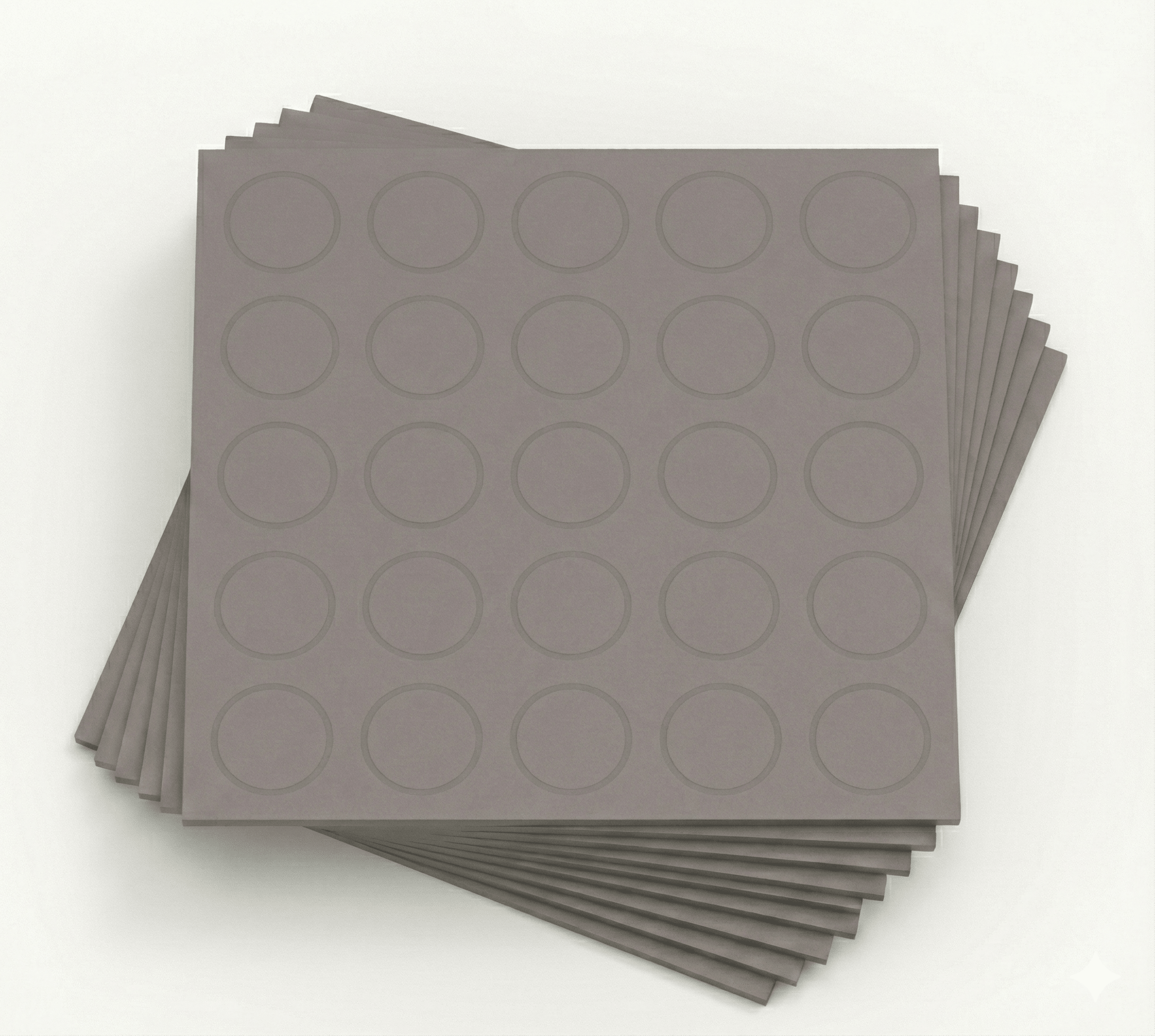 KwikCaps Self Adhesive Screw Cover Caps - Anthracite Linen (992) F433 ST10