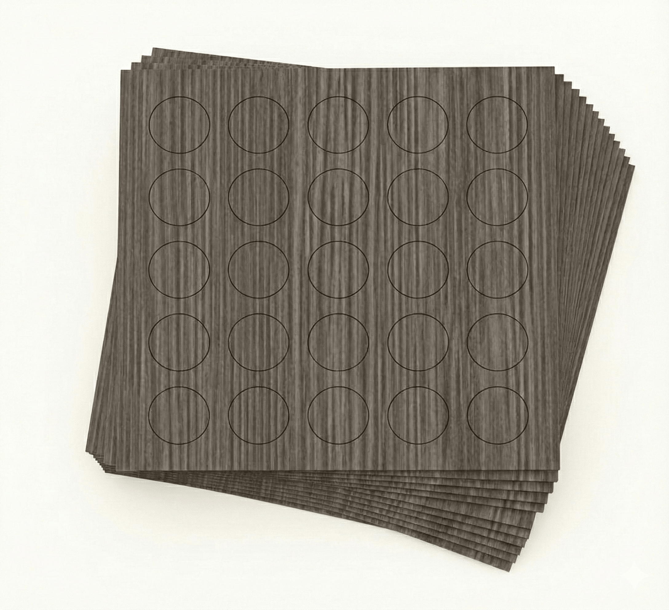 KwikCaps Self Adhesive Screw Cover Caps Brown Grey Avola H1484