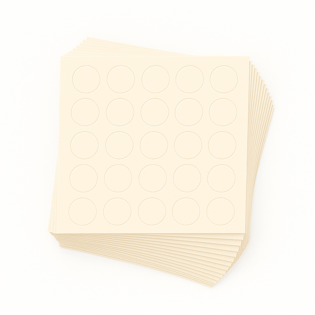 KwikCaps Self Adhesive Screw Cover Caps - Came Beige (050) U216 ST9