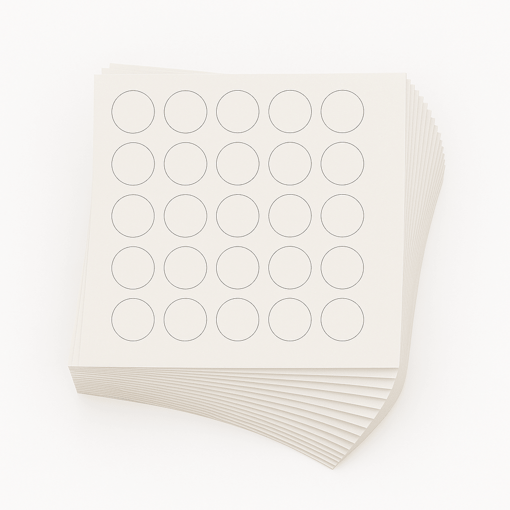 KwikCaps Self Adhesive Screw Cover Caps - Classic White / Solid Premium White (322) W960 ST7 / W1001 ST9