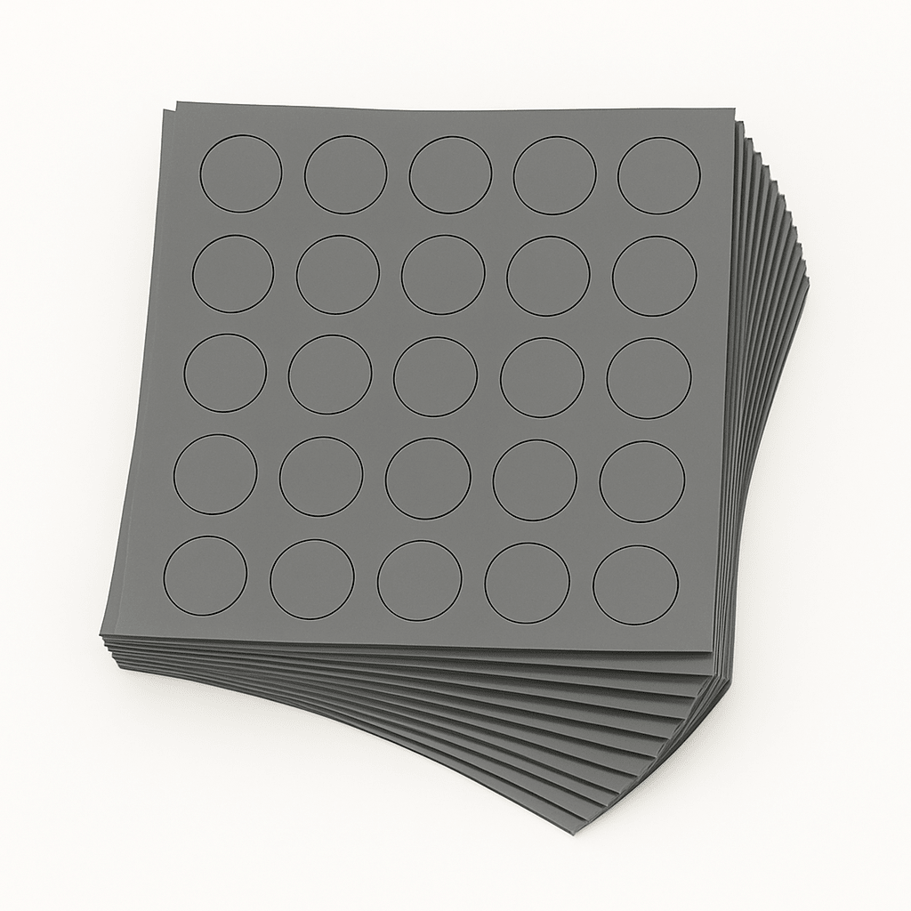KwikCaps Self Adhesive Screw Cover Caps - Dust Grey / Finsa Gris Tormenta 09F (052) U732 ST9