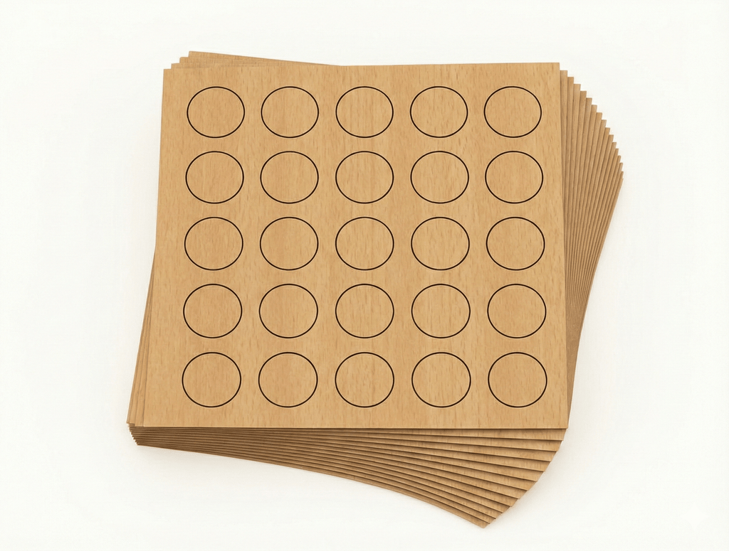 KwikCaps Self Adhesive Screw Cover Caps - Ellmau Beech H1582 (340)
