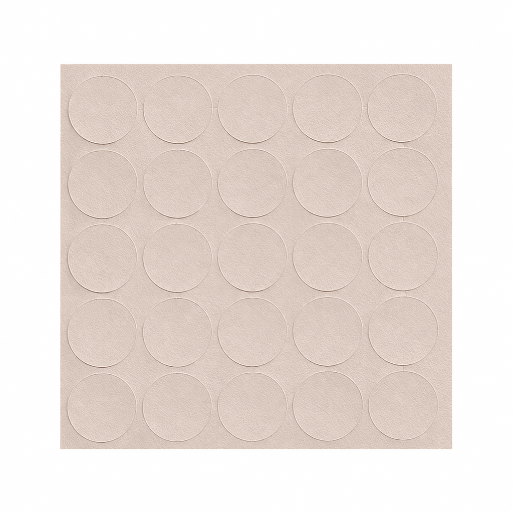 KwikCaps Self Adhesive Screw Cover Caps Finsa Gris Coco Soft 15R (042)