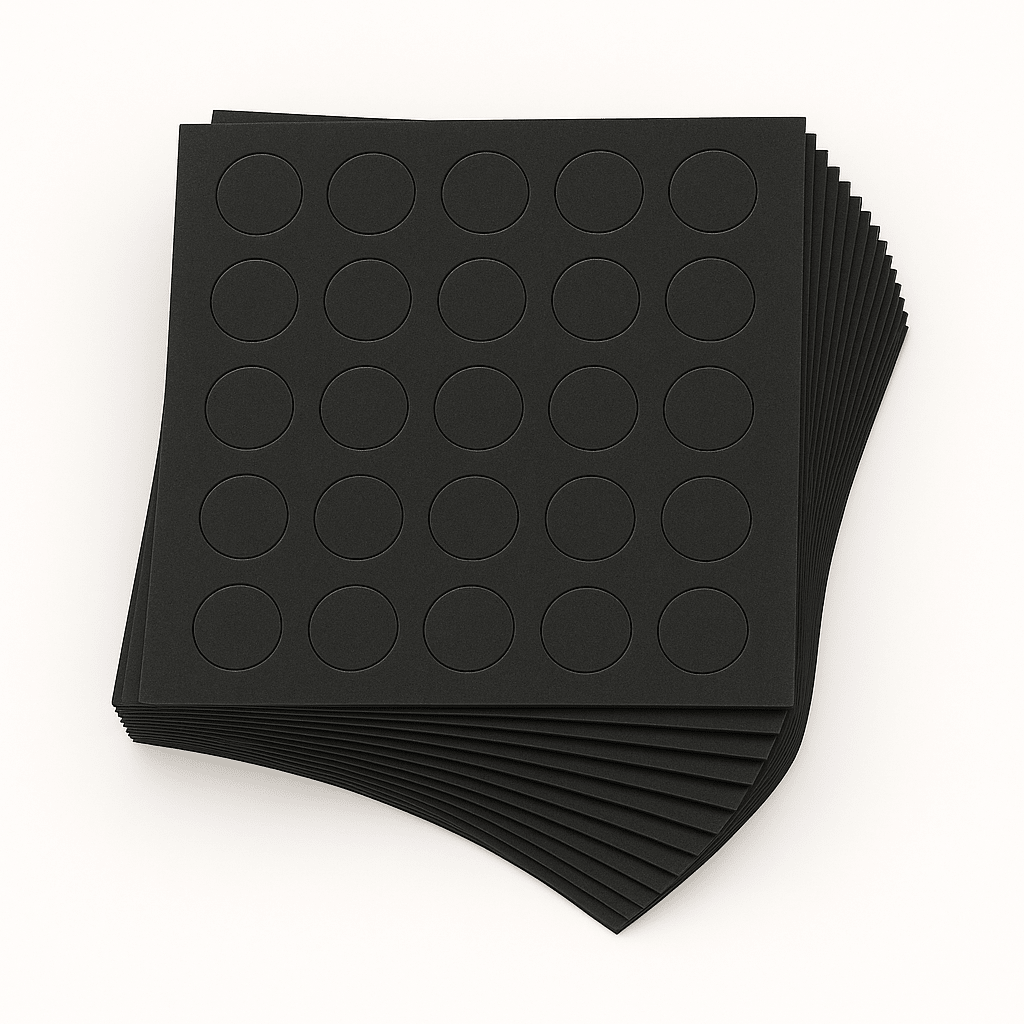 KwikCaps Self Adhesive Screw Cover Caps - Graphite Grey / Smooth Concrete Brown (089)
