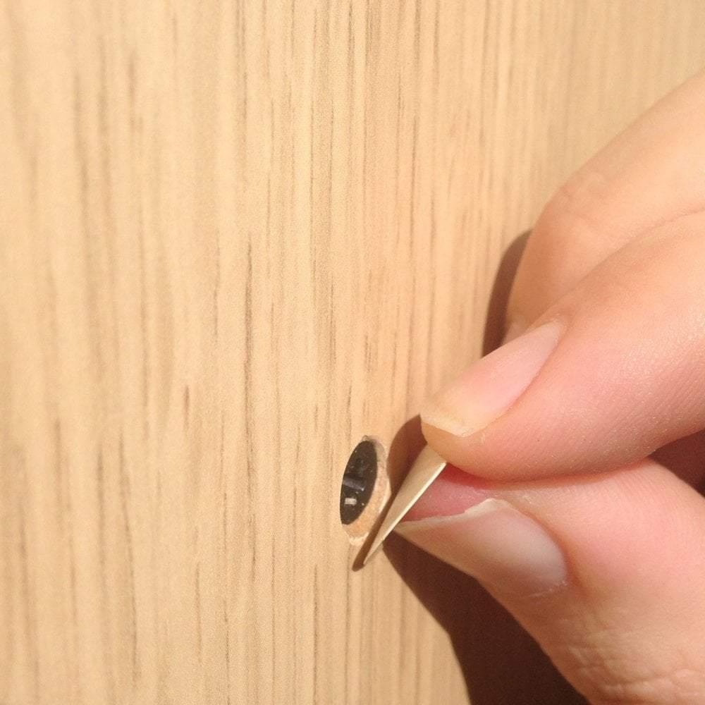 KwikCaps Self Adhesive Screw Cover Caps - Grey Brown Ontario Walnut