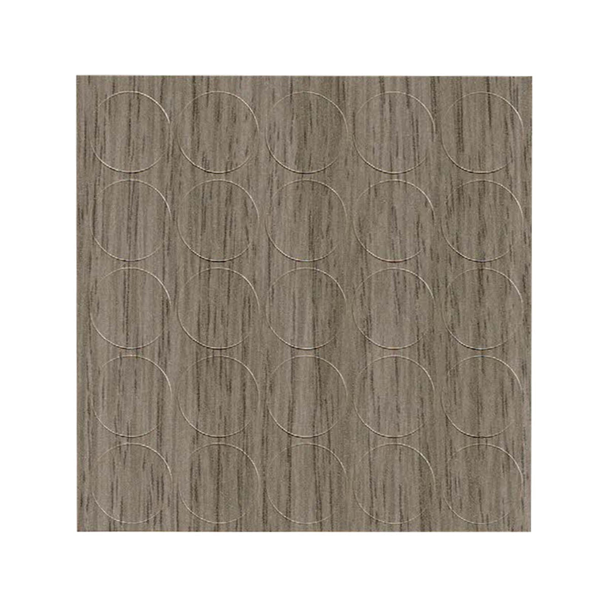 KwikCaps Self Adhesive Screw Cover Caps Grey Corbridge Oak H3156 / Finsa Roble Cooper (126)