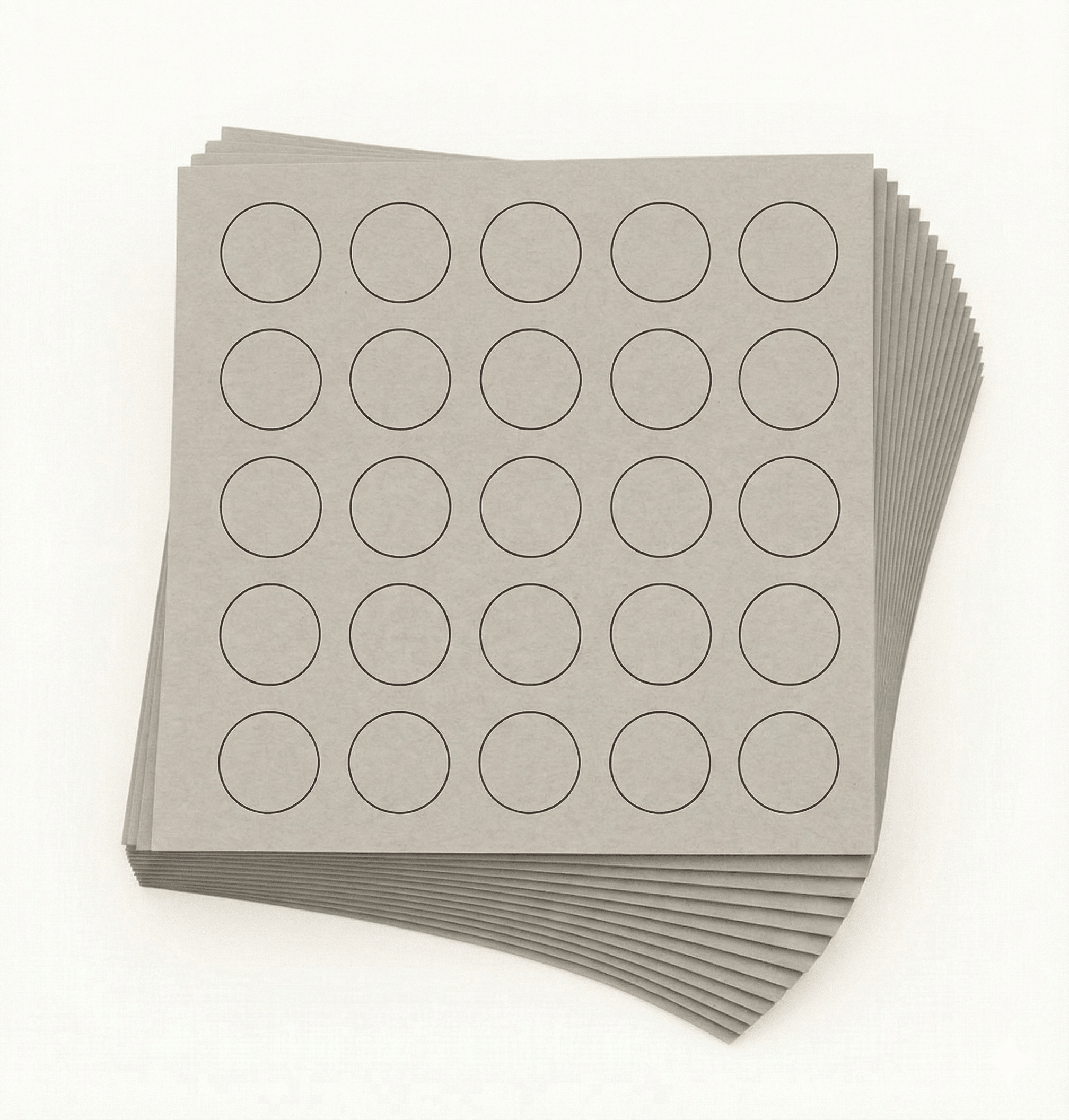 KwikCaps Self Adhesive Screw Cover Caps - Grey Textile (426) F417 ST10