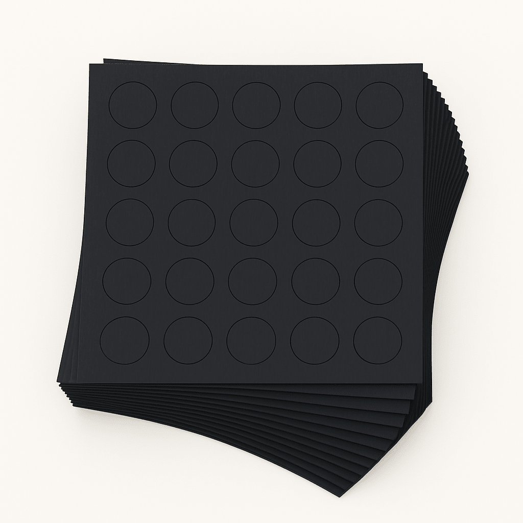 KwikCaps Self Adhesive Screw Cover Caps - Indigo Blue (748) U599 ST9