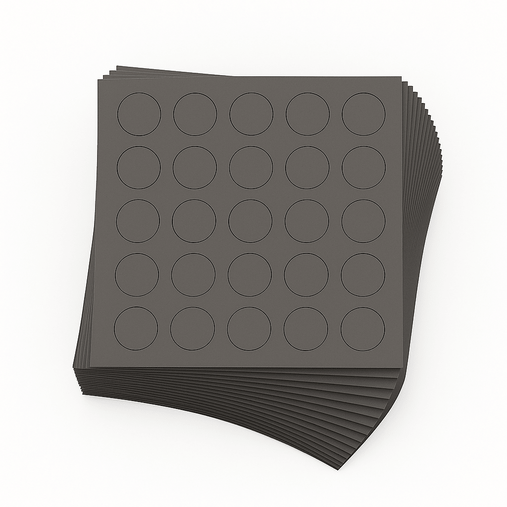 KwikCaps Self Adhesive Screw Cover Caps - Lava Grey (049) U741 ST9