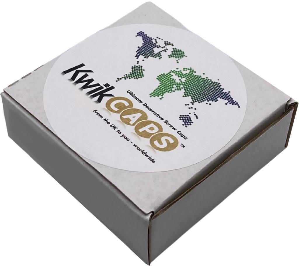 KwikCaps Self Adhesive Screw Cover Caps - Light Sorano (Ferrara) Oak / Vicenza Oak (875)